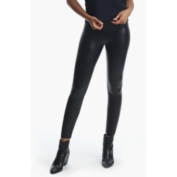 Commando Black Faux Leather Legging Black XL - Picture 1 of 15